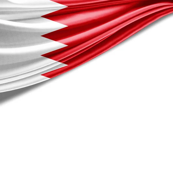 Drapeau Bahreïn Avec Espace Copie Pour Votre Texte Sur Fond — Photo
