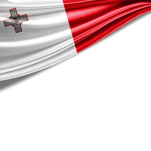 Flagge Von Malta Mit Kopierplatz Für Ihren Text Illustration — Stockfoto