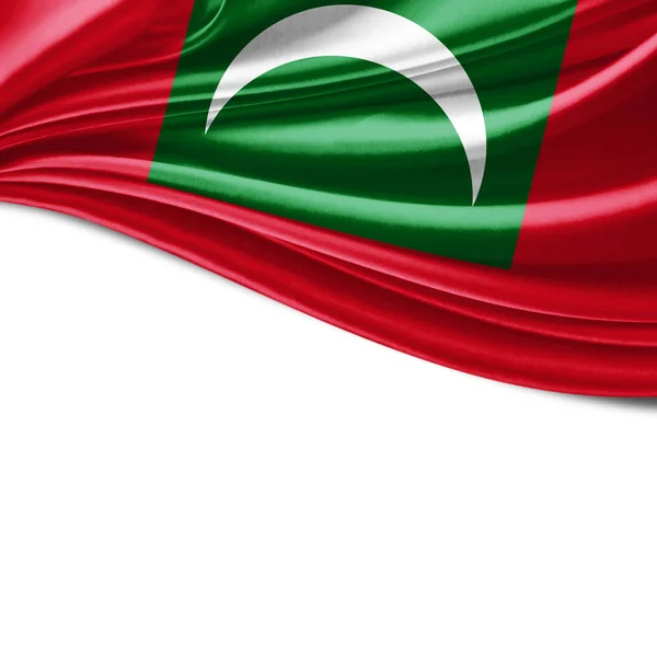 Drapeau Des Maldives Avec Espace Copie Pour Votre Texte Illustration — Photo