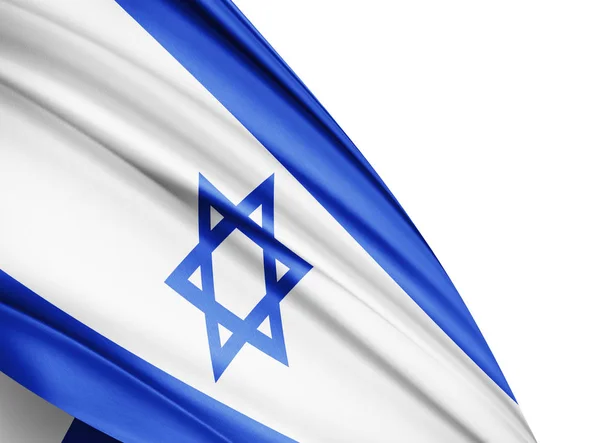 Bandera Israel Con Espacio Copia Para Texto Ilustración — Foto de Stock