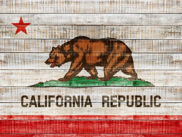 California Bayrağı Ile Kopya Alanı Metin Veya Resimler — Stok fotoğraf