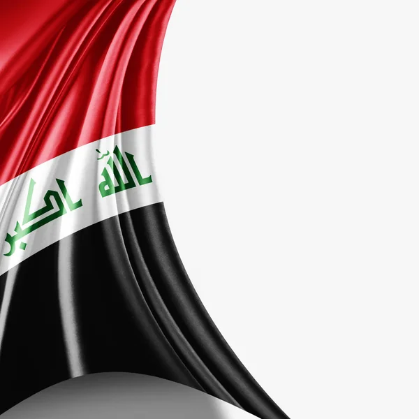 Bandeira Iraque Com Espaço Cópia Para Seu Texto Ilustração — Fotografia de Stock