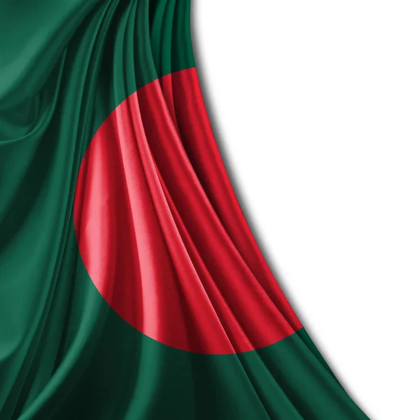 Flagge Von Bangladesh Mit Kopierraum Für Ihren Text Illustration — Stockfoto