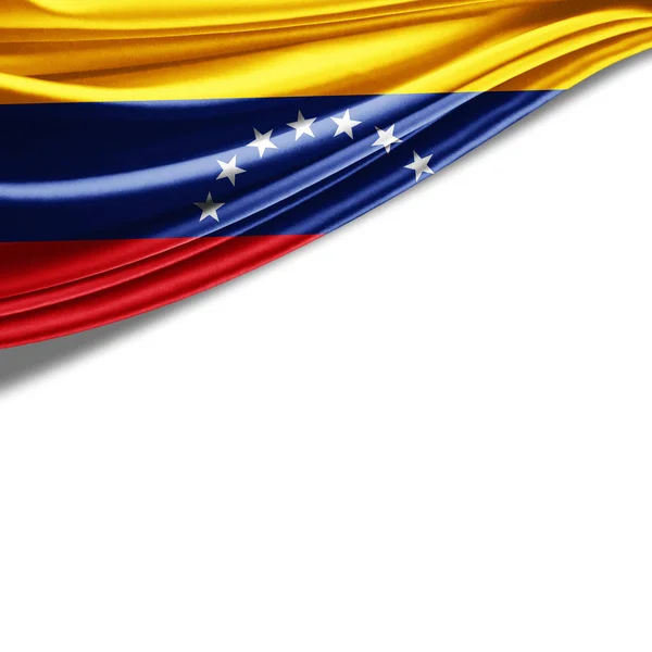 Vlag Van Venezuela Met Kopie Ruimte Voor Tekst Illustratie — Stockfoto