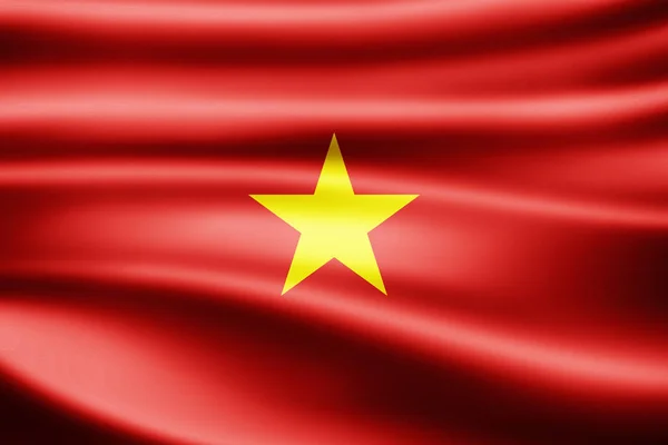 Drapeau Vietnam Avec Espace Copie Pour Votre Texte Illustration — Photo