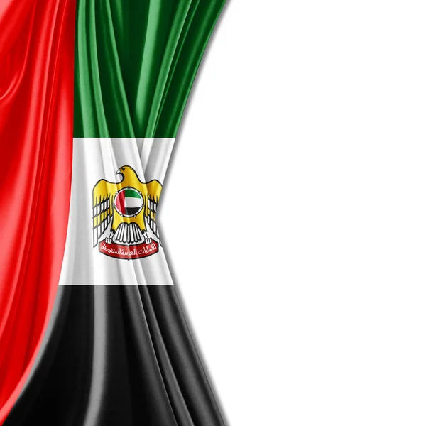 Flagge Der Vereinigten Arabischen Emirate Mit Kopierplatz Für Ihren Text — Stockfoto