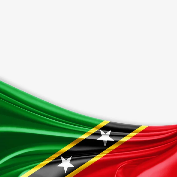 Flag Saint Kitts Copy Space Your Text Illustration — Stock Photo, Image