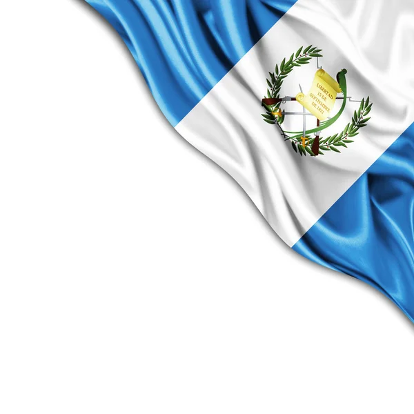 Másol Szöveg Illusztráció Helyet Guatemala Zászlaja — Stock Fotó