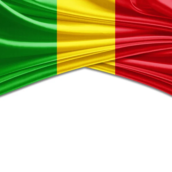 Flagge Von Mali Mit Kopierplatz Für Ihren Text Illustration — Stockfoto