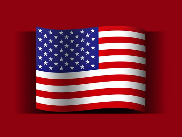 Flag Usa Copy Space Your Text Illustration — Stock Photo, Image