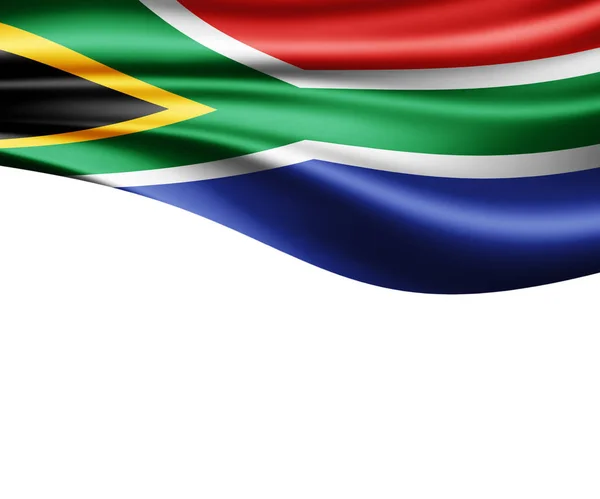 Vlag Van Zuid Afrika Met Kopie Ruimte Voor Tekst Illustratie — Stockfoto