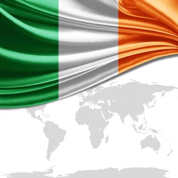 Флаг Ирландии Местом Копирования Текста Иллюстрация — стоковое фото