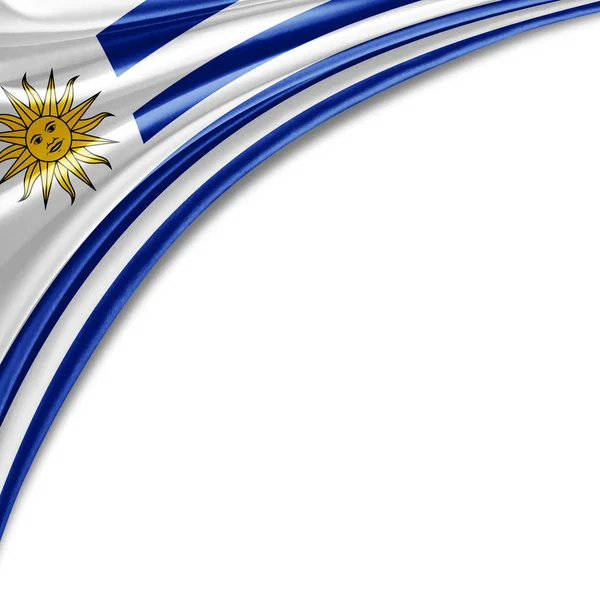 Bandera Uruguay Con Espacio Para Copiar Texto Ilustración — Foto de Stock