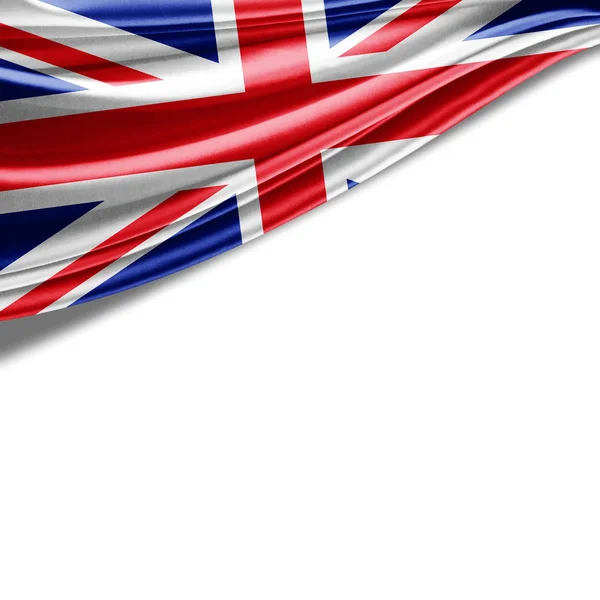 Flag United Kingdom Copy Space Your Text White Background Illustration — Stock Photo, Image