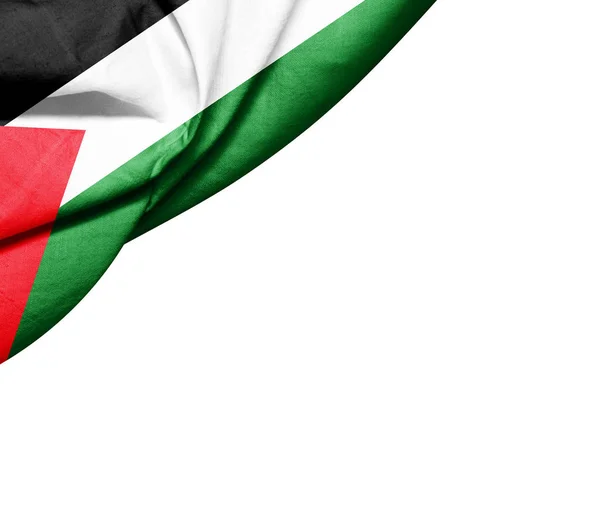 Flag Palestine Copy Space Your Text Illustration — Stock Photo, Image