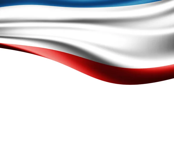 Flaggan Krim Med Kopia Utrymme För Din Text Illustration — Stockfoto