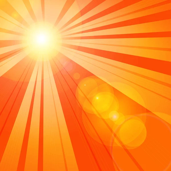 Сонце Променями Абстрактний Фон Ілюстрація — стокове фото