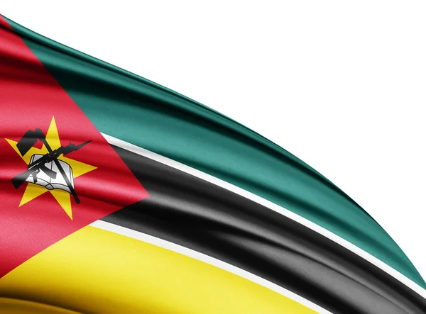 テキスト イラストのコピー スペースとモザンビークの国旗 — ストック写真