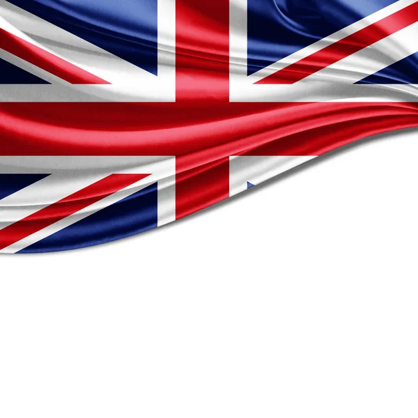 英国的旗子与拷贝空间为您的文本 — 图库照片