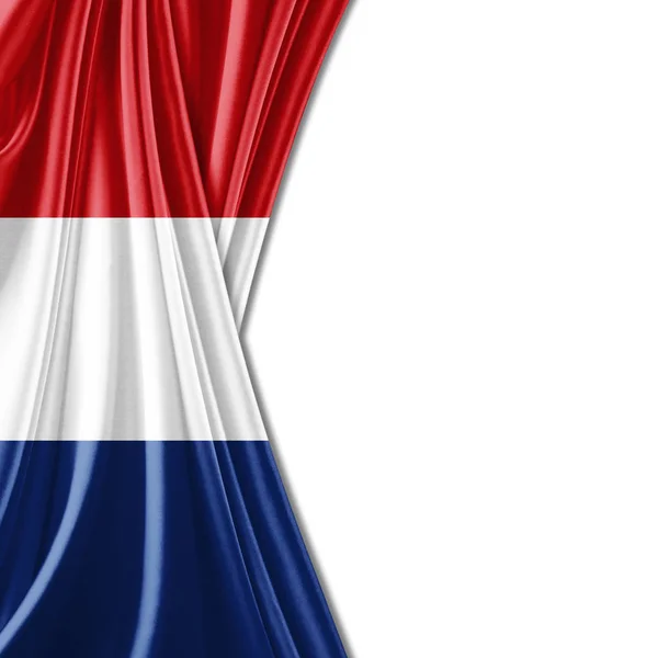 Σημαία Της Ολλανδίας Αντίγραφο Χώρο Για Κείμενο Απεικόνιση — Φωτογραφία Αρχείου