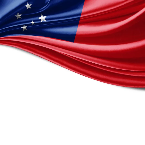 Flag Samoa Copy Space Your Text Illustration — Stock Photo, Image