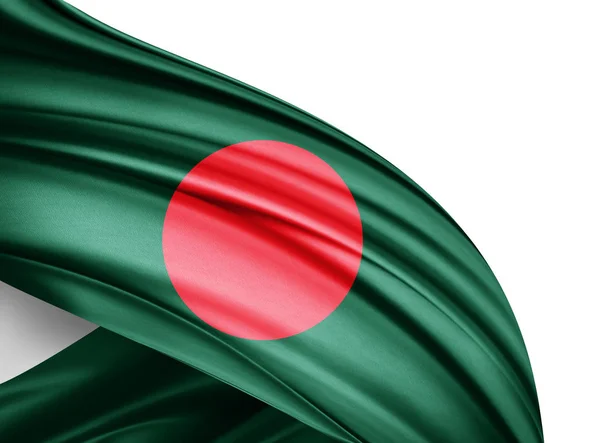 Bandiera Del Bangladesh Con Spazio Copia Del Testo Illustrazione — Foto Stock