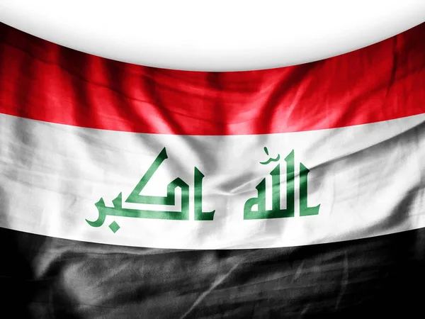 Flagge Von Irak Mit Kopierplatz Für Ihren Text Illustration — Stockfoto