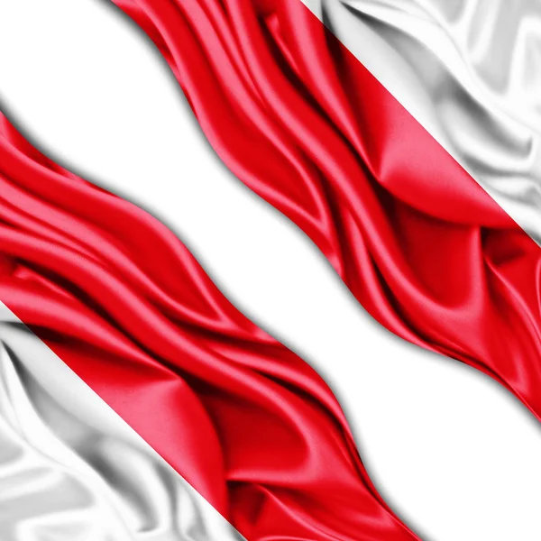 Flaga Polski Kopia Miejsce Twój Tekst Ilustracje — Zdjęcie stockowe