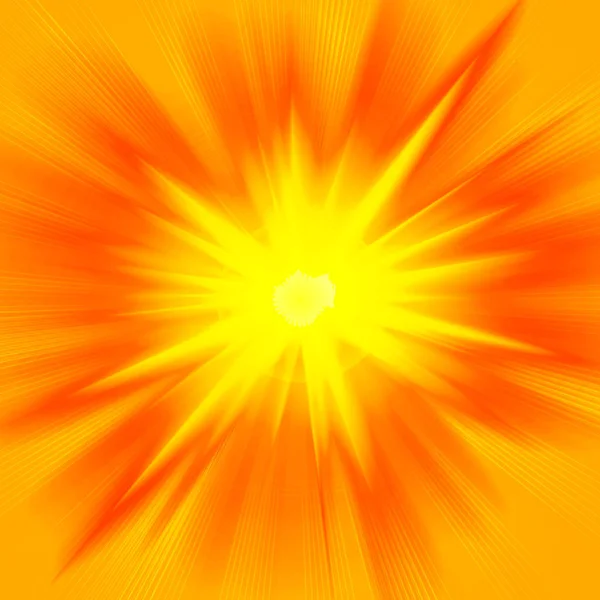 Güneş Işınları Ile Soyut Arka Plan Illüstrasyon — Stok fotoğraf