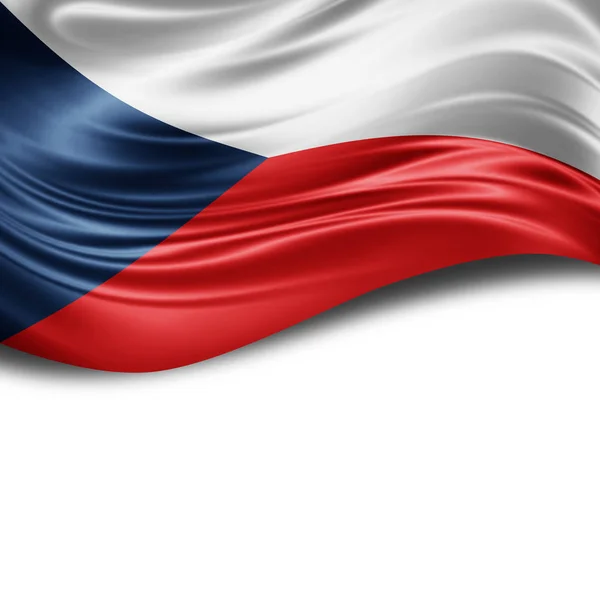 Flag Czech Republic Copy Space Your Text Illustration — Stock Photo, Image