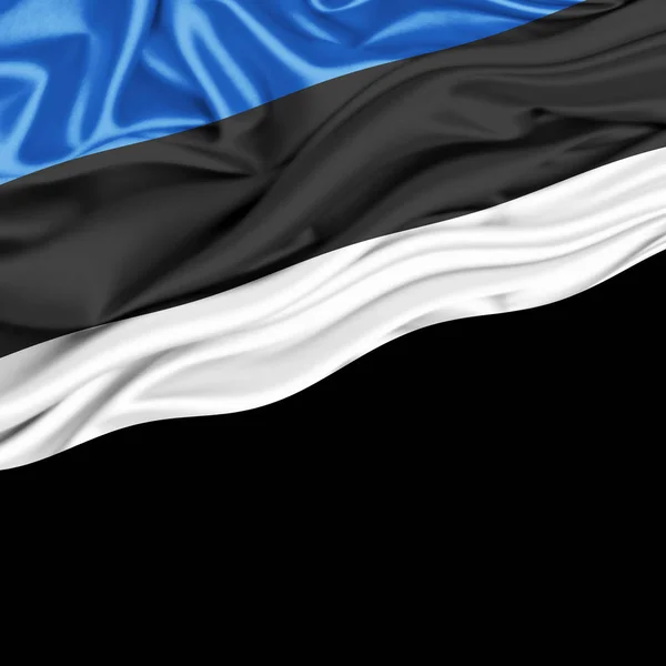 Flag Estonia Copy Space Your Text Illustration — Stock Photo, Image