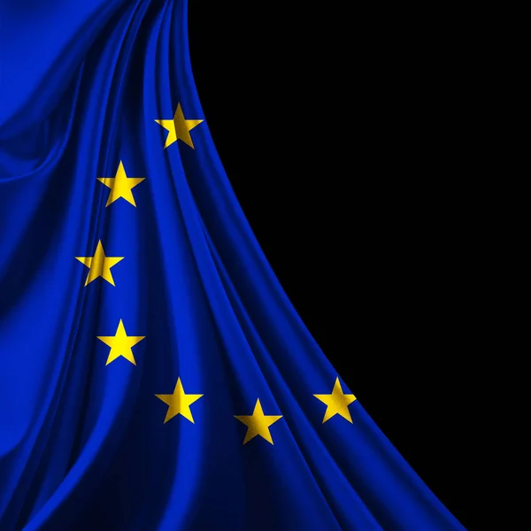 Σημαία Ευρώπης Ένωσης Αντίγραφο Χώρο Για Κείμενο Τις Εικόνες Σας — Φωτογραφία Αρχείου