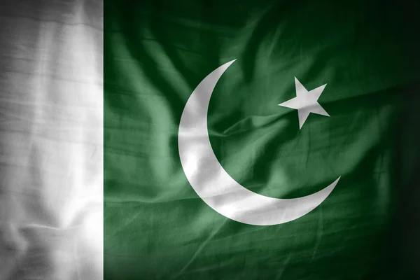 Vlajka Pákistánu Kopií Prostor Pro Ilustraci Textu — Stock fotografie