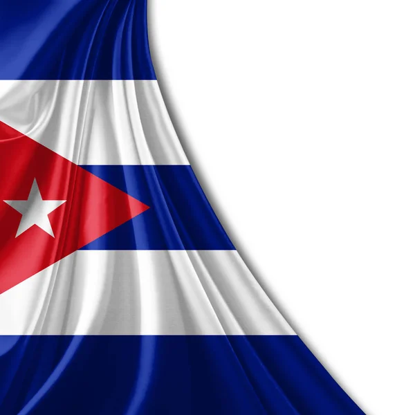 Vlajka Kuby Kopií Prostor Pro Ilustraci Textu — Stock fotografie