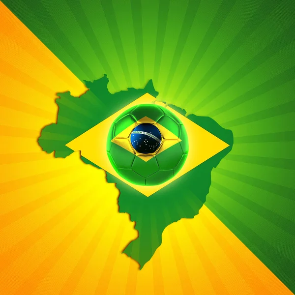 Brazil Flag Copy Space Your Text Images — Stock Photo, Image