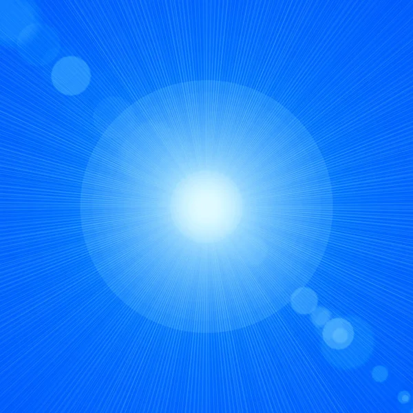 Słońce Promienie Streszczenie Tło Ilustracja — Zdjęcie stockowe