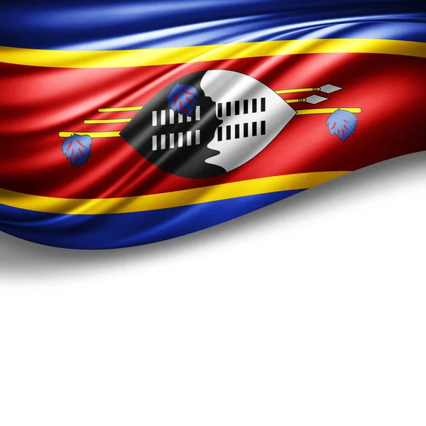 Drapeau Swaziland Avec Espace Copie Pour Votre Texte Illustration — Photo