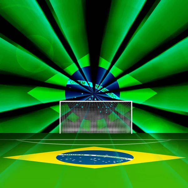 Brazil Flag Abstract Background — Stock Photo, Image