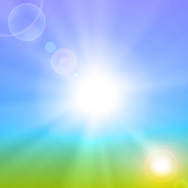 Sun Rays Abstract Background Illustration — Stock Photo, Image