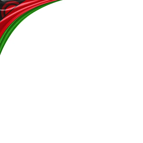 Bandera Malawi Con Espacio Copia Para Texto Ilustración — Foto de Stock