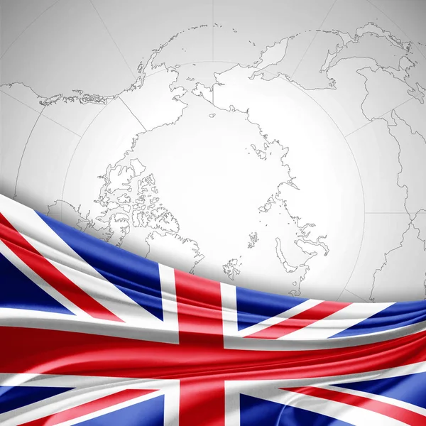 Flag United Kingdom Copy Space Your Text Illustration — Stock Photo, Image