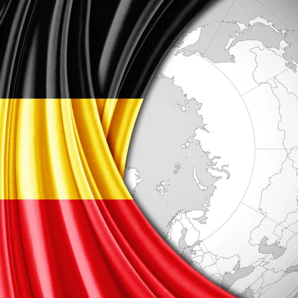 Flag Belgium Copy Space Your Text Illustration — Stock Photo, Image