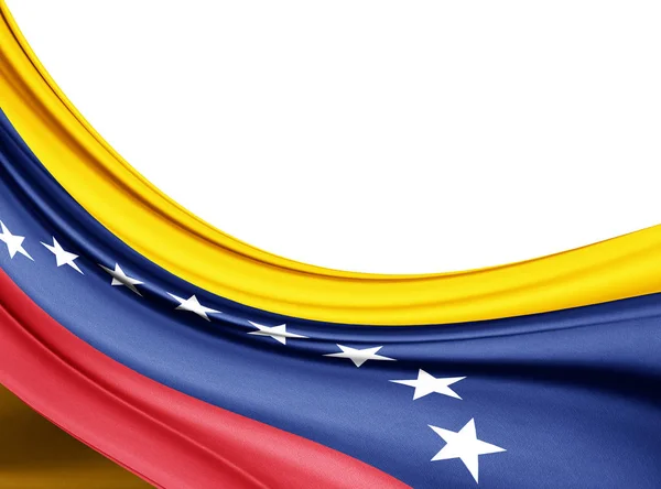 Флаг Венесуэлы Местом Копирования Текста Иллюстрация — стоковое фото
