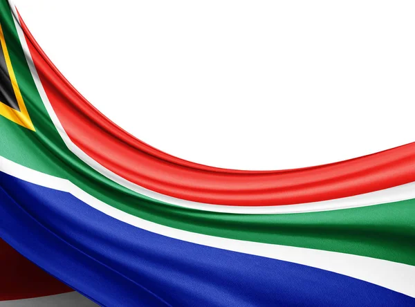 Selyem Másol Szöveg Vagy Képek Fehér Háttér Hely Dél Afrikai — Stock Fotó