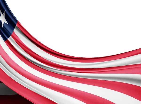 Flag Liberia Copy Space Your Text Illustration — Stock Photo, Image