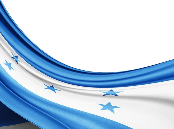 Flagge Von Honduras Mit Kopierplatz Für Ihren Text Illustration — Stockfoto