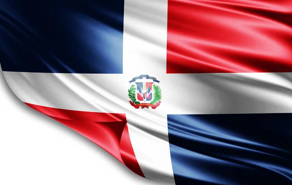 Flag Dominican Republic Copy Space Your Text Illustration — Stock Photo, Image