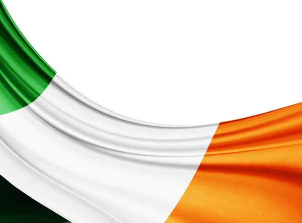 Bandera Irlanda Con Espacio Copia Para Texto Ilustración —  Fotos de Stock