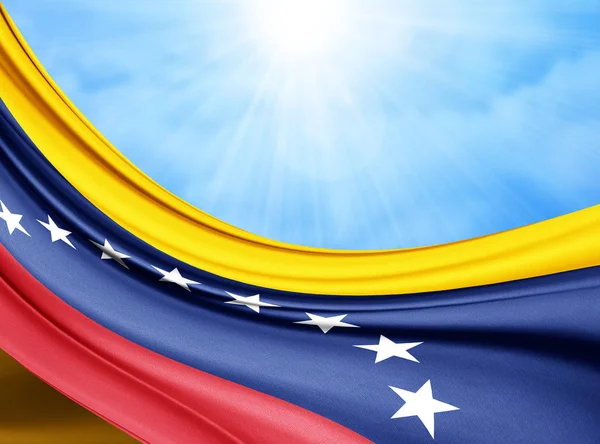 Flaga Wenezueli Kopia Miejsce Twój Tekst Ilustracje — Zdjęcie stockowe