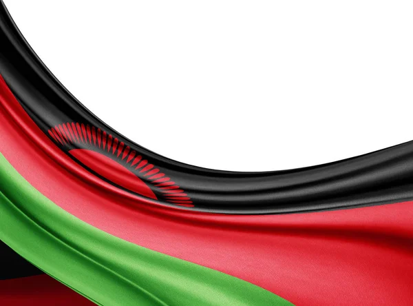 Bandera Malawi Con Espacio Copia Para Texto Ilustración —  Fotos de Stock